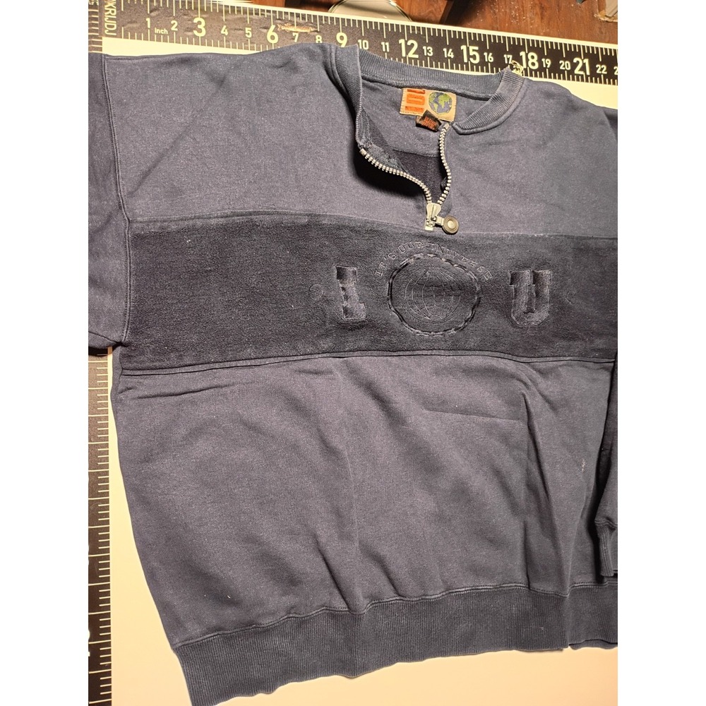 Vintage IOU Mens Designer Sweater XL